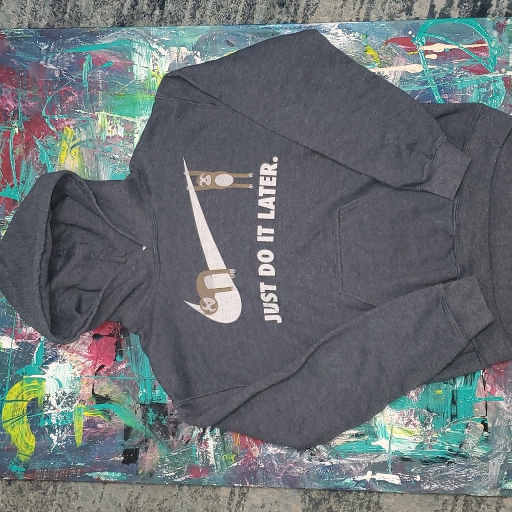 Just Do It Later Sloth unisex graphic hoodie